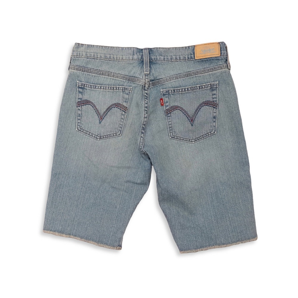 Levi's 515 Bermuda Denim Shorts Womens 8 Y2K Style Americana Summer Light Wash